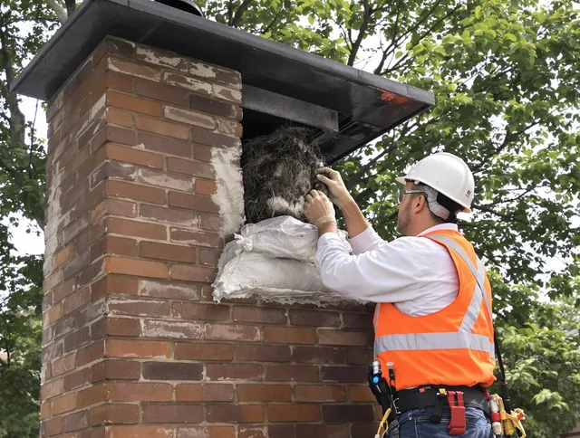 Humane removal of debris and animals by Bellflower Chimney Sweep in Bellflower, CA