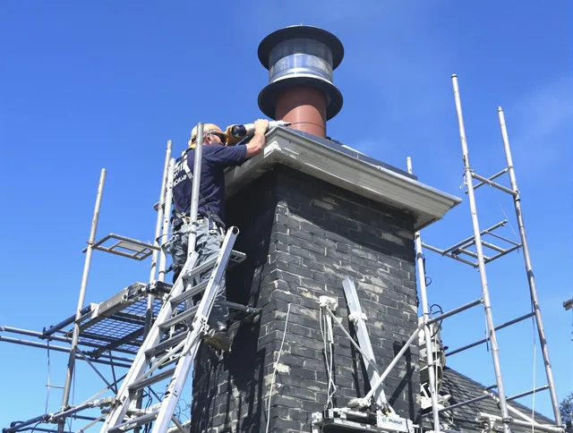 Sturdy chimney crown finished by Bellflower Chimney Sweep in Bellflower, CA