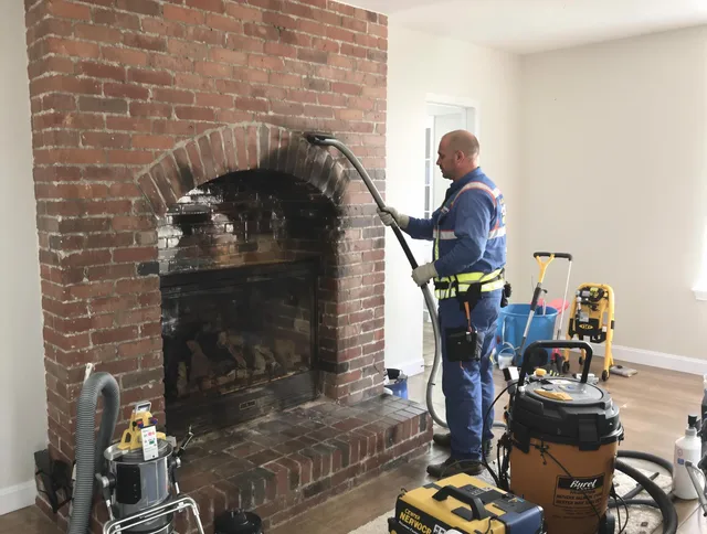 Bellflower Chimney Sweep expert performing detailed chimney sweep in Bellflower, CA