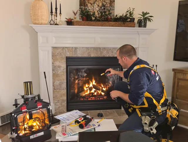 Safety-focused fireplace inspection by Bellflower Chimney Sweep in Bellflower, CA