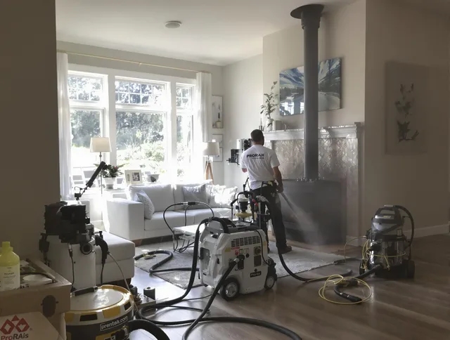 Soot removal service by Bellflower Chimney Sweep for a fireplace in Bellflower, CA